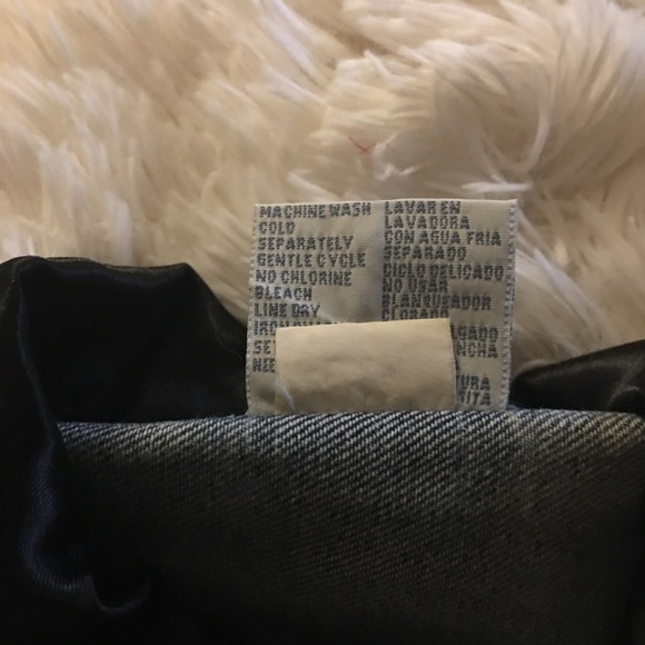 ATLAST & Co-Denim vest, blk/satin collar, SzM.👖👛 - Picture 8 of 9